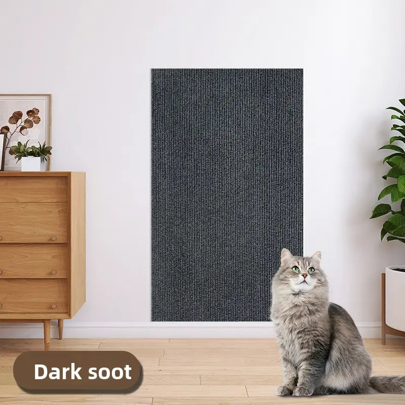 Ultimate Cat Scratch Furniture Protector - Self-Adhesive Anti-Scratch Couch and Wall Shield, Durable Trimmable Scratching Pad to Stop Cat Damage