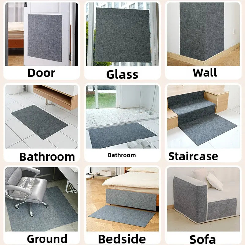 Ultimate Cat Scratch Furniture Protector - Self-Adhesive Anti-Scratch Couch and Wall Shield, Durable Trimmable Scratching Pad to Stop Cat Damage