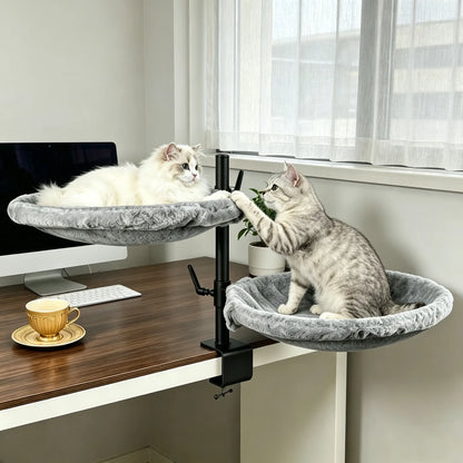 Elevate Your Workspace with the Unidevice Cat Desk Bed - The Perfect Cozy Retreat for Your Feline Friend!