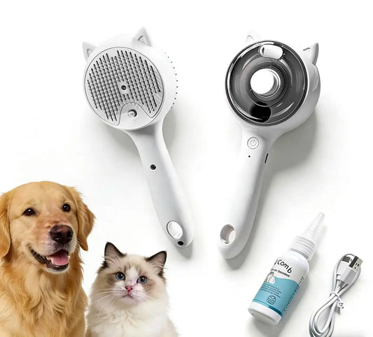 Revolutionary Pet Spray Grooming Brush - Effortlessly Remove Loose Fur and Reduce Shedding!