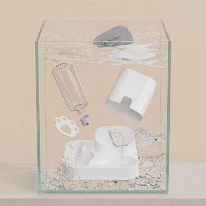 Revolutionary 2-in-1 Gravity Pet Feeder & Water Dispenser - Hassle-Free and Plug-Free!