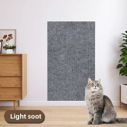 Ultimate Cat Scratch Furniture Protector - Self-Adhesive Anti-Scratch Couch and Wall Shield, Durable Trimmable Scratching Pad to Stop Cat Damage