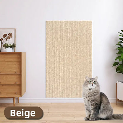 Ultimate Cat Scratch Furniture Protector - Self-Adhesive Anti-Scratch Couch and Wall Shield, Durable Trimmable Scratching Pad to Stop Cat Damage