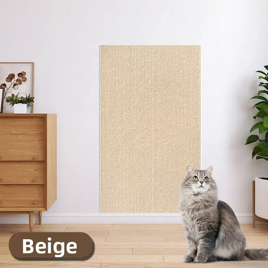 Ultimate Cat Scratch Furniture Protector - Self-Adhesive Anti-Scratch Couch and Wall Shield, Durable Trimmable Scratching Pad to Stop Cat Damage