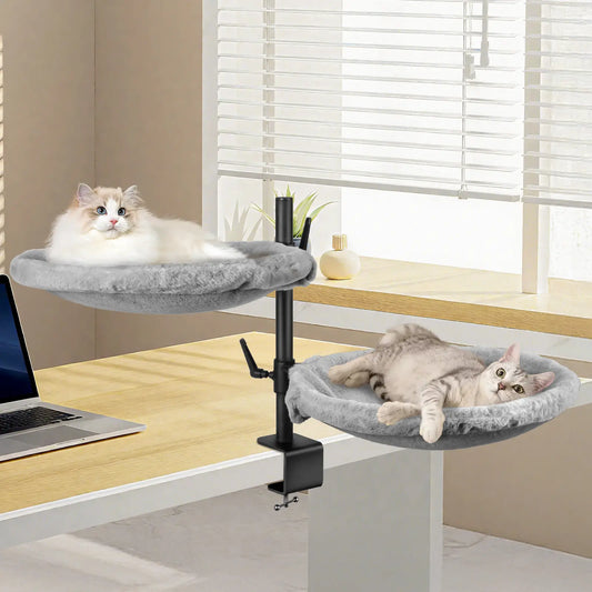 Elevate Your Workspace with the Unidevice Cat Desk Bed - The Perfect Cozy Retreat for Your Feline Friend!
