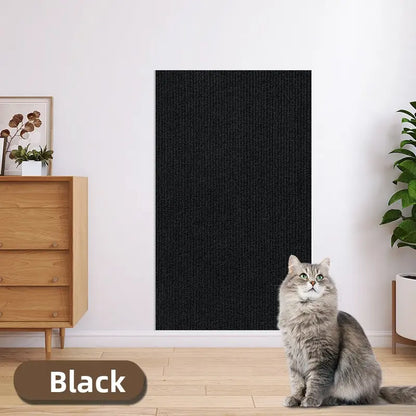Ultimate Cat Scratch Furniture Protector - Self-Adhesive Anti-Scratch Couch and Wall Shield, Durable Trimmable Scratching Pad to Stop Cat Damage